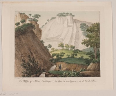 Een uitzicht op de krijtrotsen van Møn door Søren L. Lange