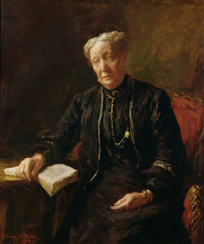 Mevrouw Forbes, de moeder van de kunstenaar door Stanhope Alexander Forbes