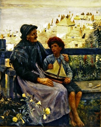 Zoon van de zee door Stanhope Alexander Forbes