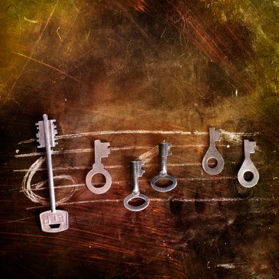 Vintage muziektoetsen door Stanislav Aristov