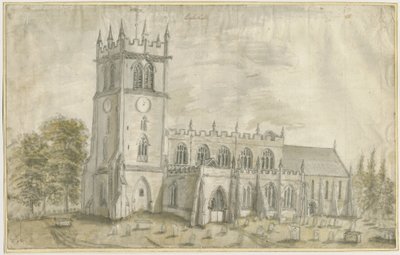Eccleshall Kerk door Stebbing Shaw