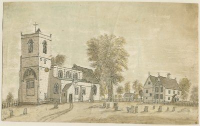 Hanbury Kerk door Stebbing Shaw