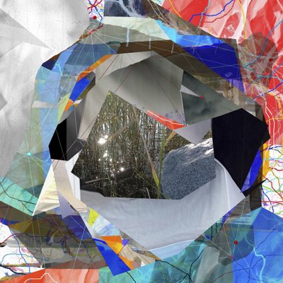 Abstracte collage van zonlicht door Stefan Fransson