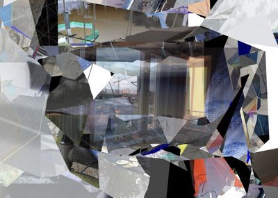 Gefragmenteerd stadsgezicht door Stefan Fransson