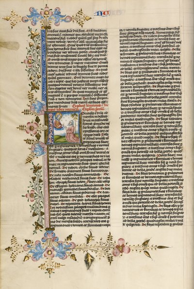Beginletter L: God spreekt tot Mozes door Stefan Lochner