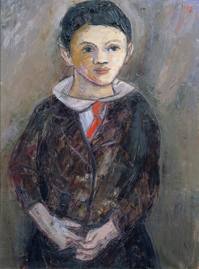 Portret van een jongen door Stefan Pichler
