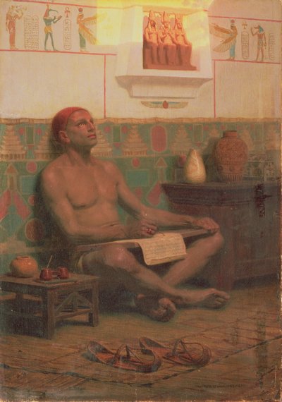 De koninklijke schrijver Rah-Hotep door Stefan Vladislavovich Bakalowicz