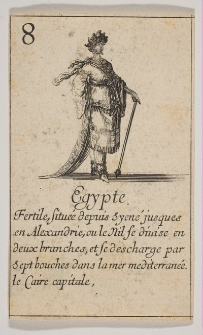 Egypte, 1644 door Stefano della Bella