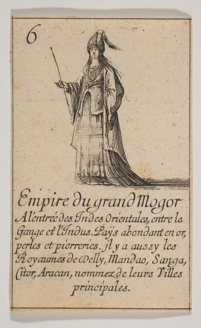 Empire du grand Mogor, 1644 door Stefano della Bella