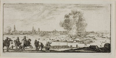 Plaat Elf uit Tekeningen van Verschillende Bewegingen door Soldaten door Stefano della Bella