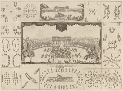 Toernooi Uitgevoerd in Florence voor het Huwelijk van Groothertog Ferdinand I door Stefano della Bella