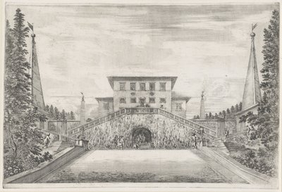 Villa Pratolino (serie titel) door Stefano della Bella