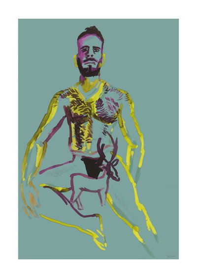 De god van Hoorn, 2023 (digitaal) door Stephen Dow