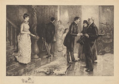 Het Bezoek aan de Stad door Stephen James Ferris after William Thomas Smedley