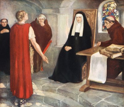 Caedmon voor Sint Hilda door Stephen Reid