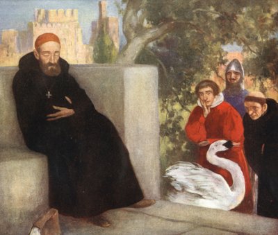 Sint Hugh van Lincoln en de Zwaan door Stephen Reid