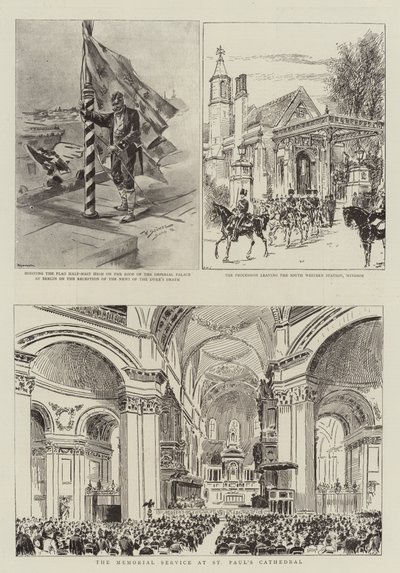 De begrafenis van ZKH de overleden hertog van Clarence en Avondale door Stoewer Willy