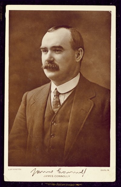James Connolly (1868-1916) gefotografeerd door Lafayette, Dublin, ca. 1910 door Studio Lafayette