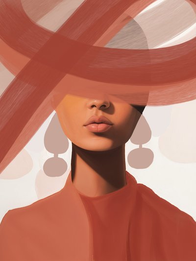 Modern, sereen portret door Studio Palette