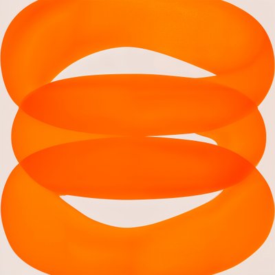 Levendige oranje lussen door Studio Palette
