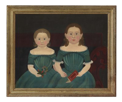 Mary en Elizabeth Hathaway, ca.1849 door Sturtevant J. Hamblin