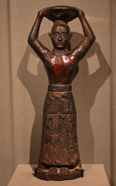 Beeld van koning Ur-Nammu Dynastie, 2112-2004 v.Chr. door Sumerian Mesopotamian School