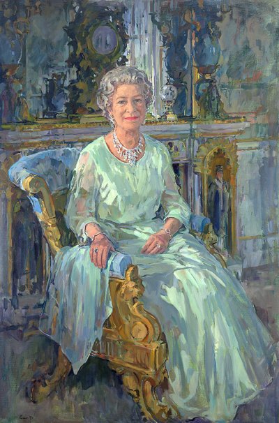 Hare Majesteit de Koningin, 1996 door Susan Ryder