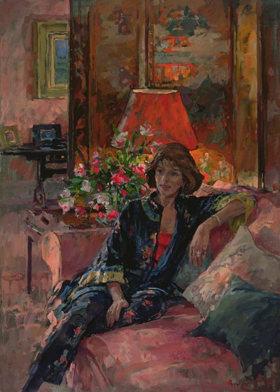 Mevrouw Peter Hambro, 1996 door Susan Ryder
