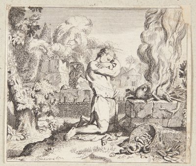 Het offer van Kaïn en Abel door Susanna Maria Dorsch