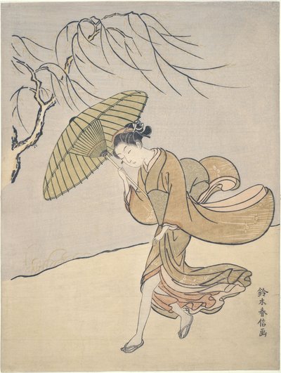  door Suzuki Harunobu