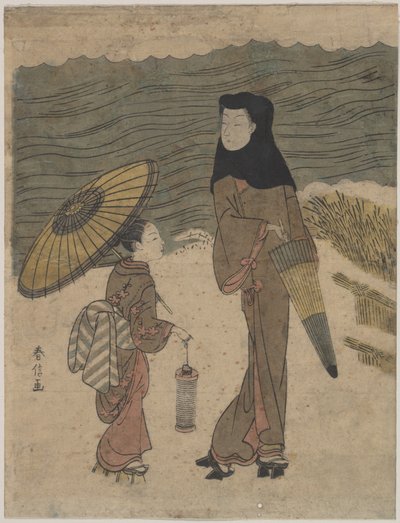  door Suzuki Harunobu