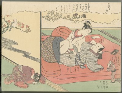  door Suzuki Harunobu