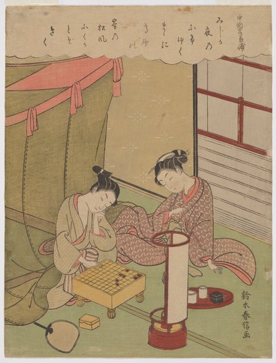  door Suzuki Harunobu