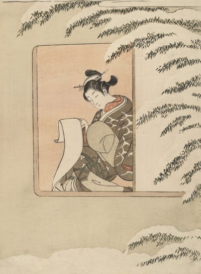  door Suzuki Harunobu