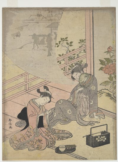  door Suzuki Harunobu