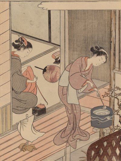  door Suzuki Harunobu