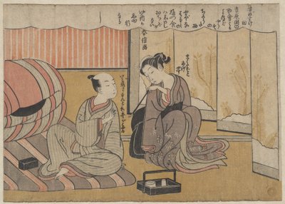  door Suzuki Harunobu