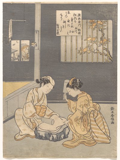  door Suzuki Harunobu