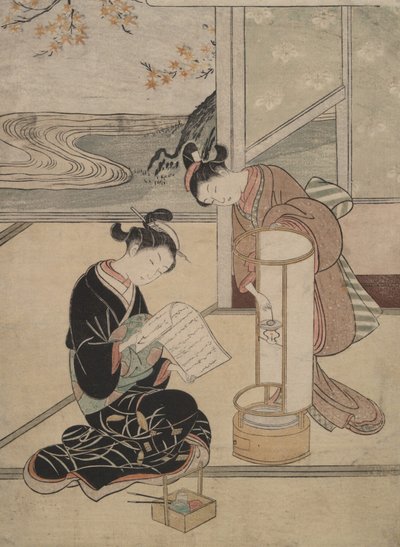  door Suzuki Harunobu