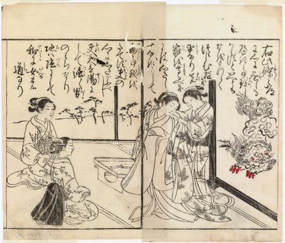  door Suzuki Harunobu
