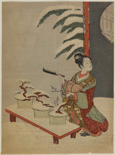  door Suzuki Harunobu