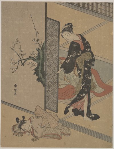  door Suzuki Harunobu
