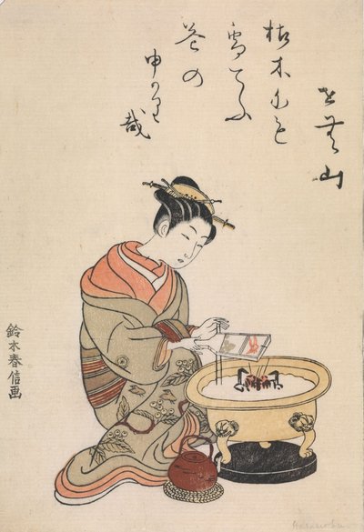  door Suzuki Harunobu