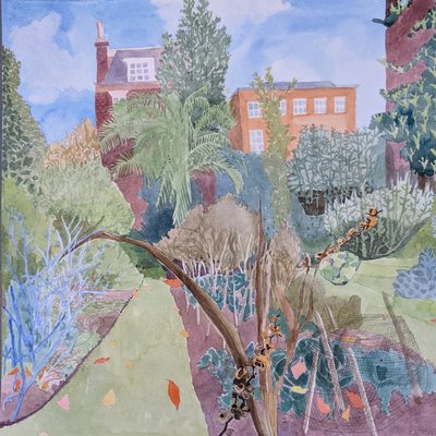 Chelsea Physic Garden, 2020 (aquarel op papier) door Suzy Fasht