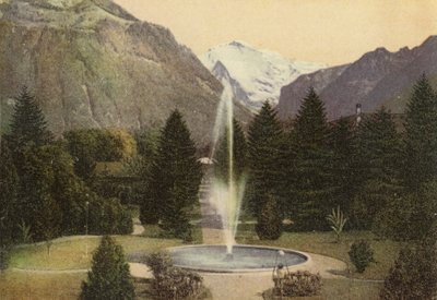 Berner Oberland: Interlaken, Kurgarten door Swiss Photographer