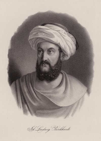 Johann Ludwig Burckhardt, Zwitserse reiziger en geograaf door Swiss School