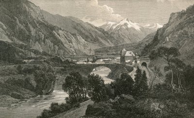 St. Maurice in de Beneden-Rhonevallei door Swiss School