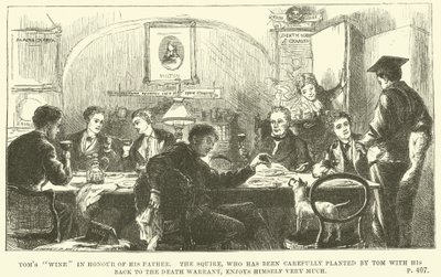 Illustratie voor Tom Brown in Oxford door Thomas Hughes door Sydney Prior (after) Hall