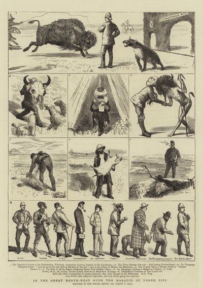 In het Grote Noordwesten met de Markies van Lorne, XIII door Sydney Prior Hall