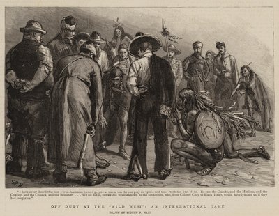 Vrij van Dienst in het Wilde Westen, een Internationaal Spel door Sydney Prior Hall